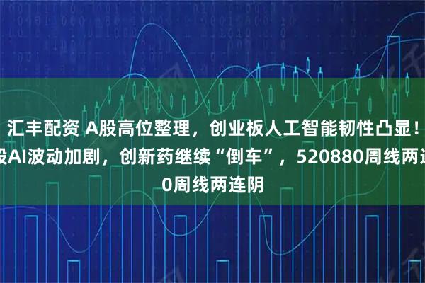 汇丰配资 A股高位整理，创业板人工智能韧性凸显！港股AI波动加剧，创新药继续“倒车”，520880周线两连阴